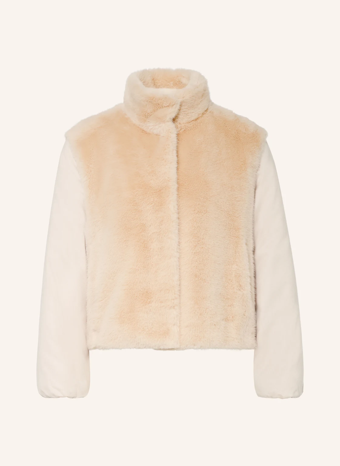 HERNO Kunstfell-Jacke im Materialmix