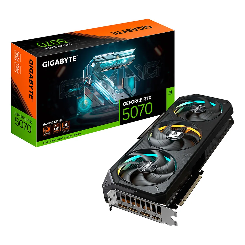 Gigabyte RTX 5070 Gaming OC 12GB GDDR7 graphic card