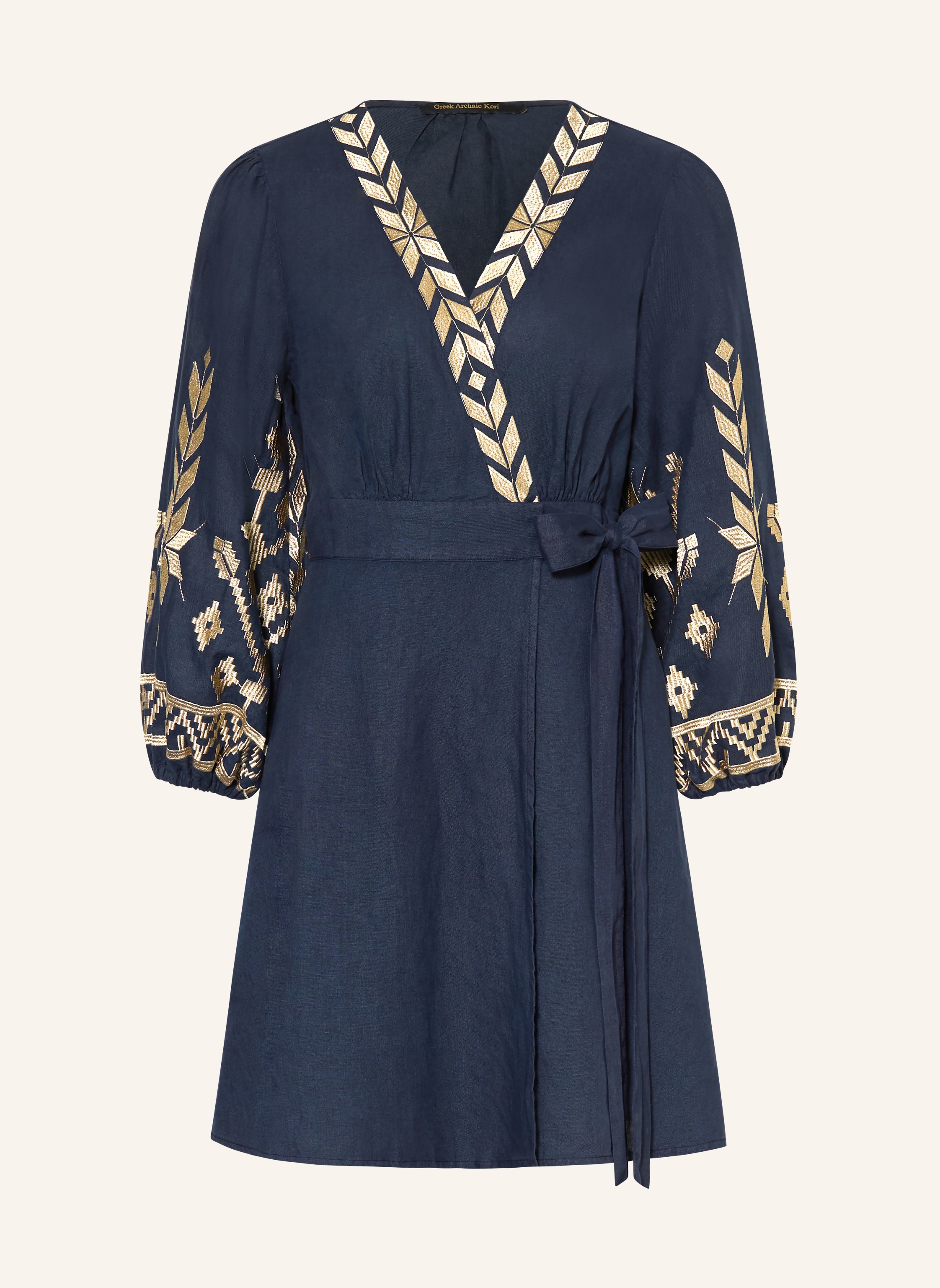 Greek Archaic Kori Strandkleid IOS aus Leinen