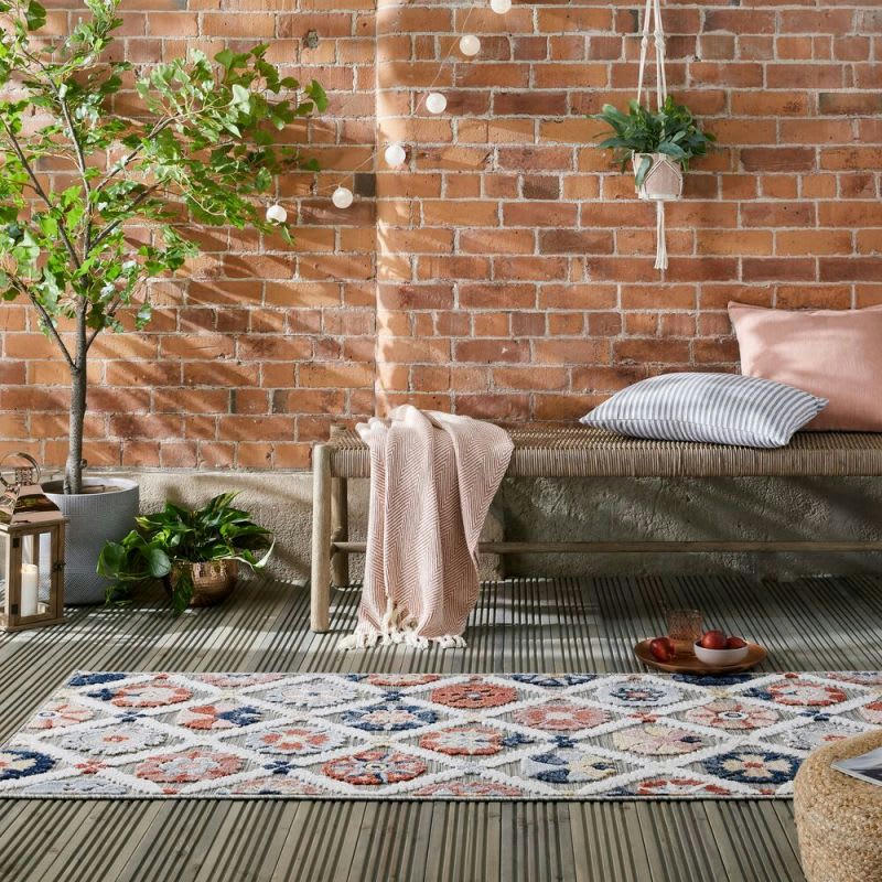 - Tapis d'extérieur/ intérieur multicolore Plaza 80 x 230
