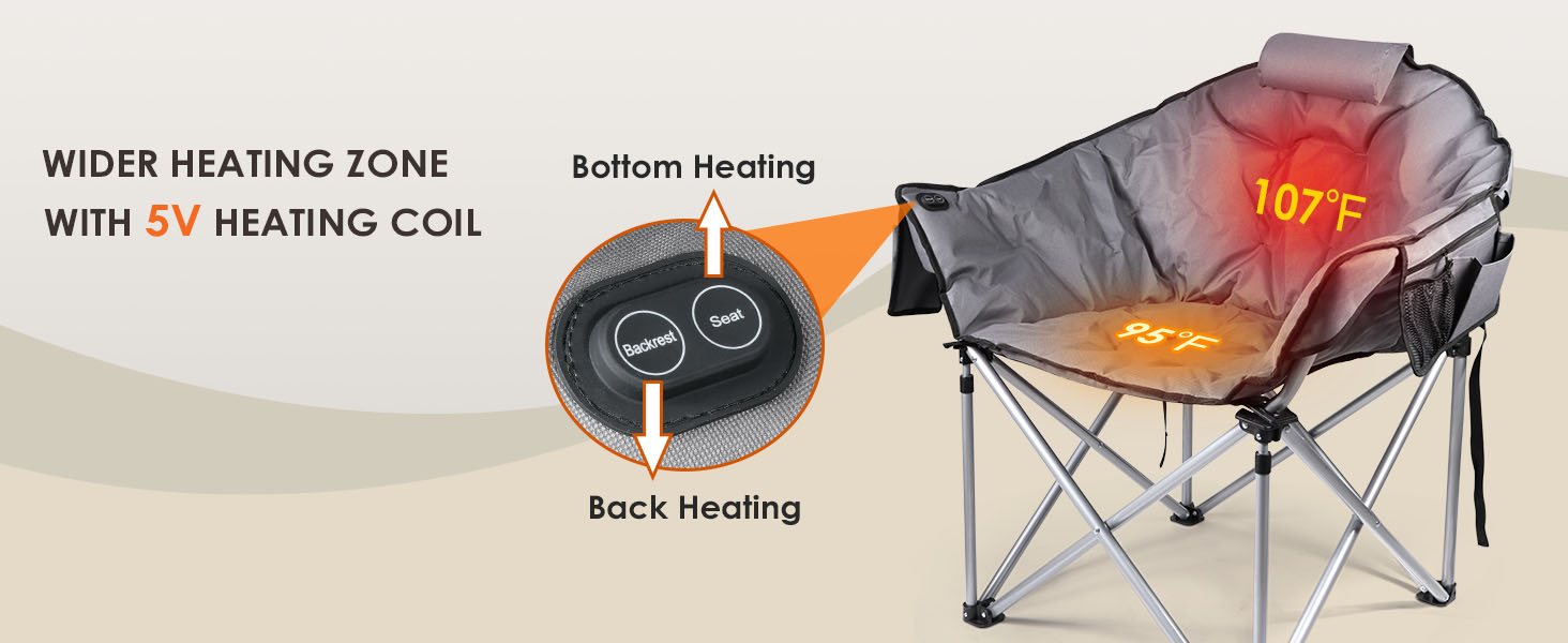 heated moon chair