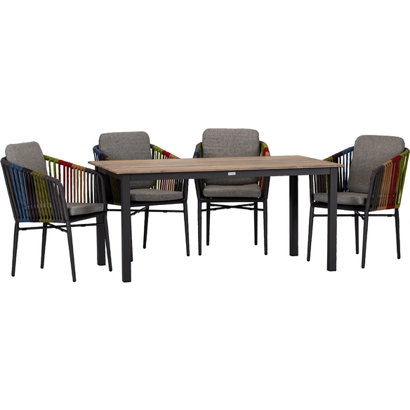 Sessel-Set »MANHATTAN«, 4 Sitzplätze, Polyester, inkl. Auflagen
