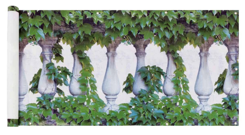 Osłona na balkon Ivy Fence, 5 m x 85 cm