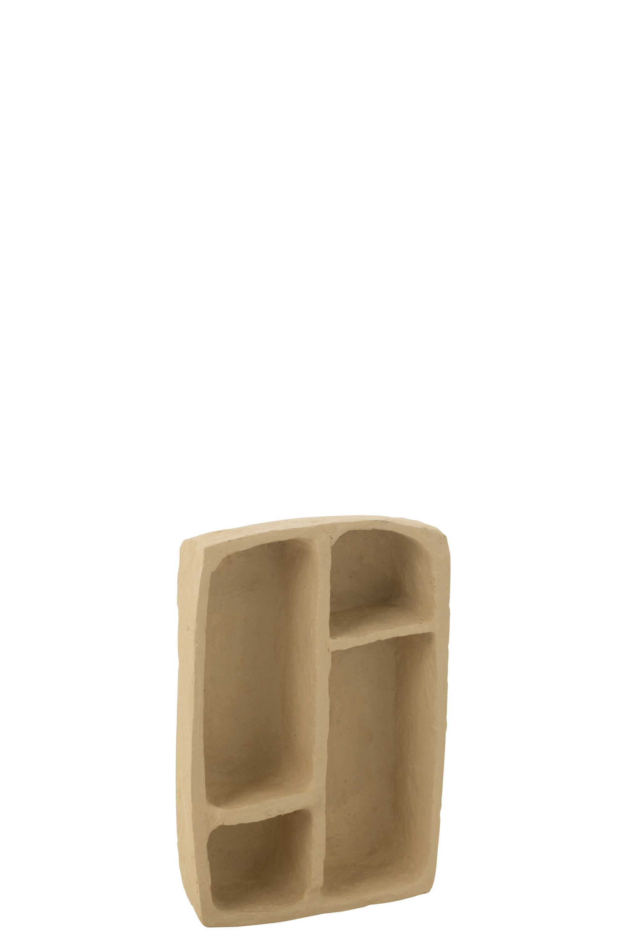 J-Line wandrek Flint - papier maché - naturel - small