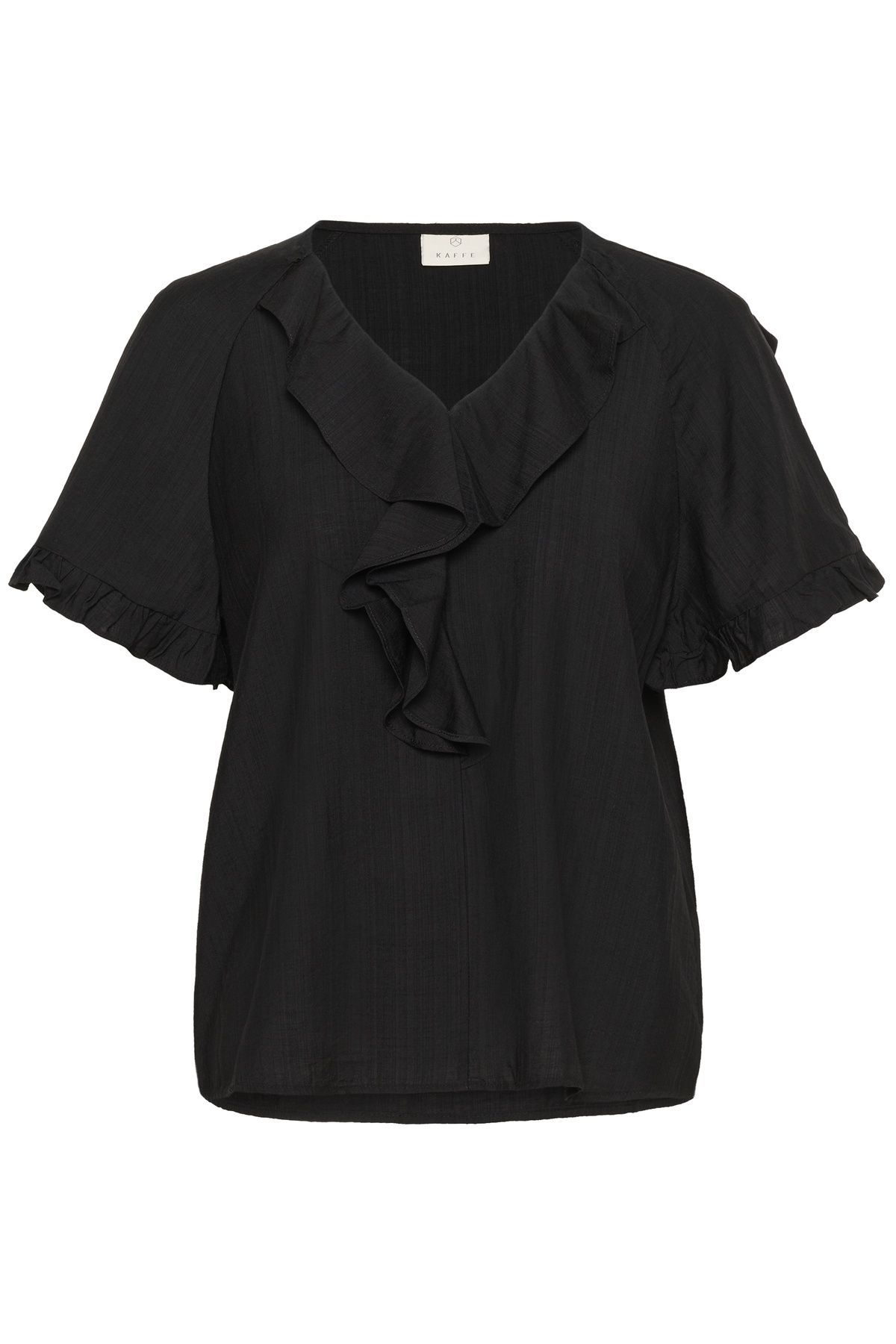 Kaffe KAmariana Short Sleeve Frill Blouse