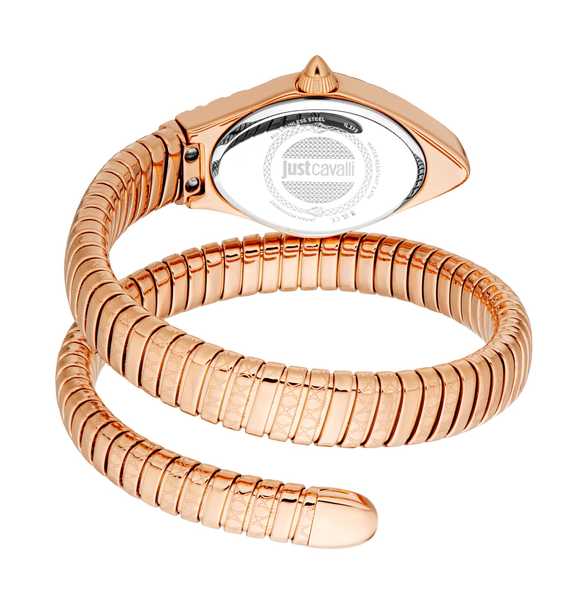 Just Cavalli Women's Snake 316L Stainless Steel Watch