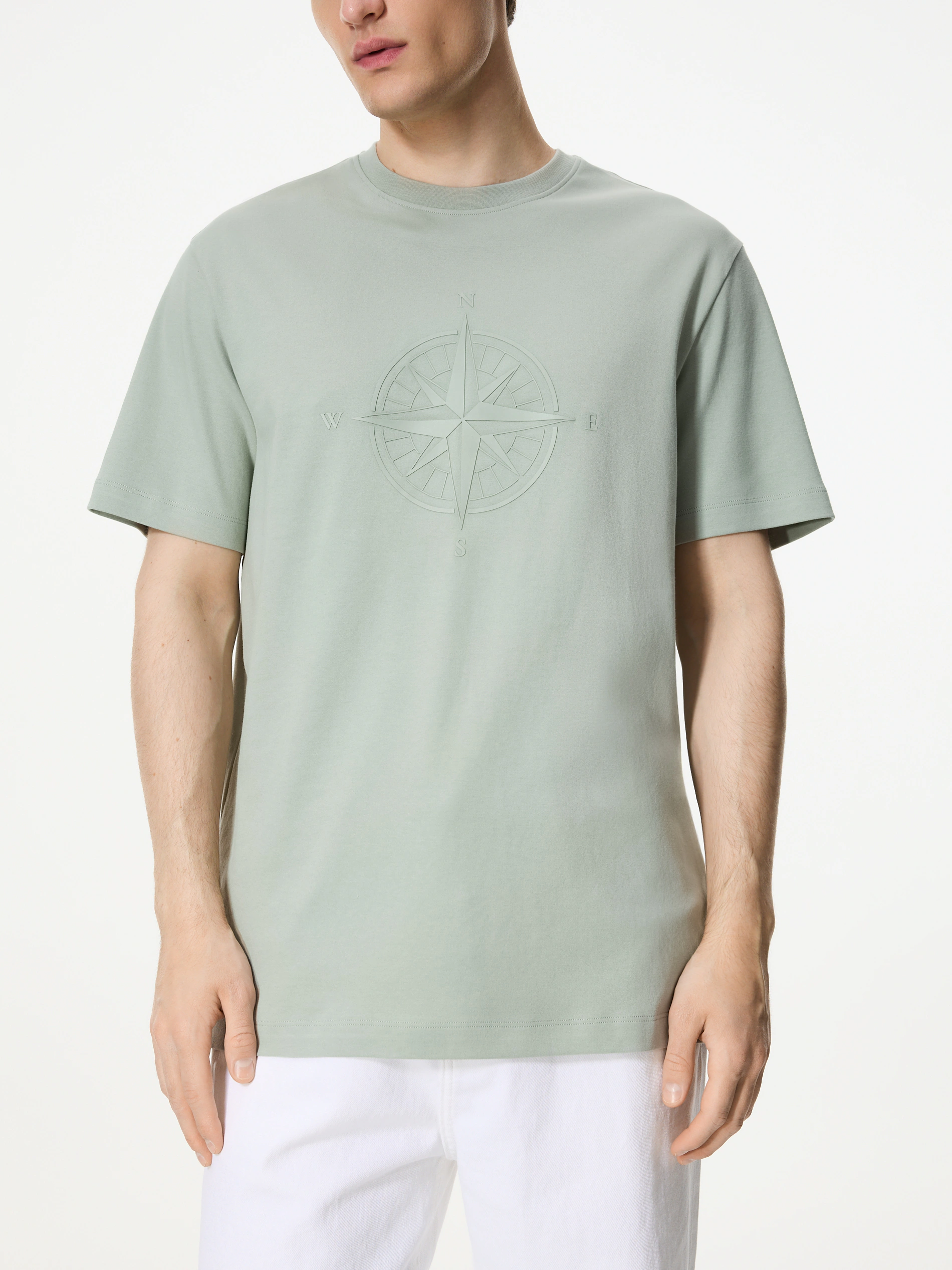 T-shirt regular z nadrukiem