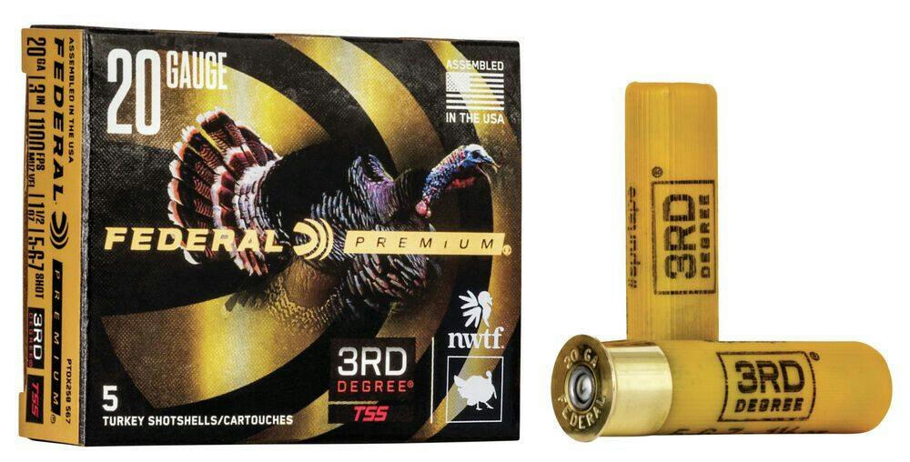 Federal Premium® 3rd Degree 20-Gauge 3-in #5,6,7 Turkey Shotgun Ammunition, 5-pk