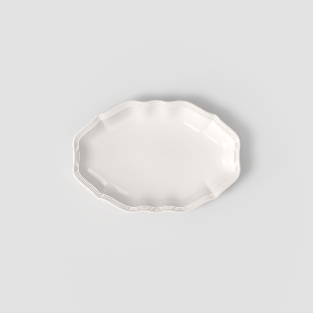 Manoir Centerpiece bowl - White, Premium Porcelain
