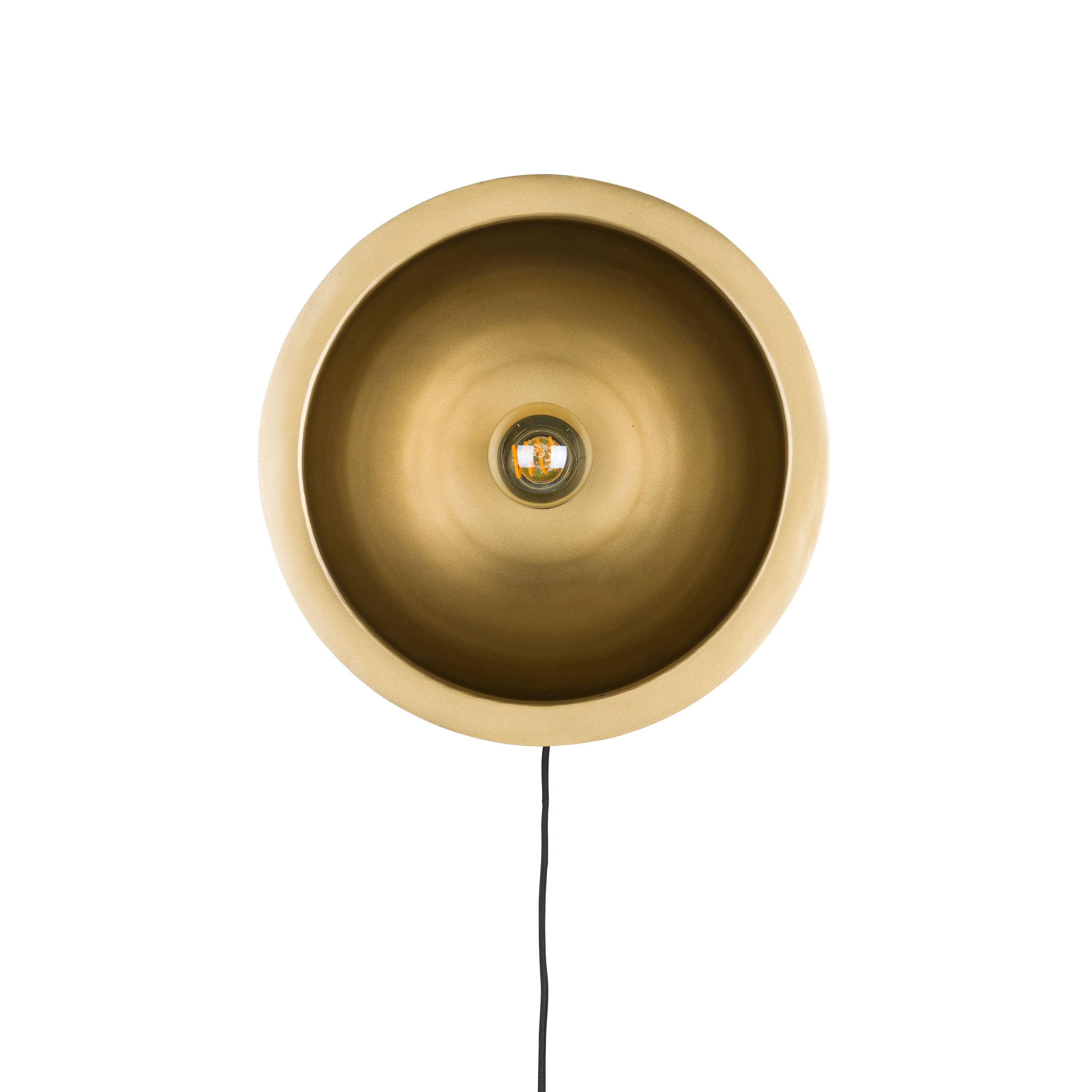 Housecraft Living Wandlamp Sunny Rond L - Zwart