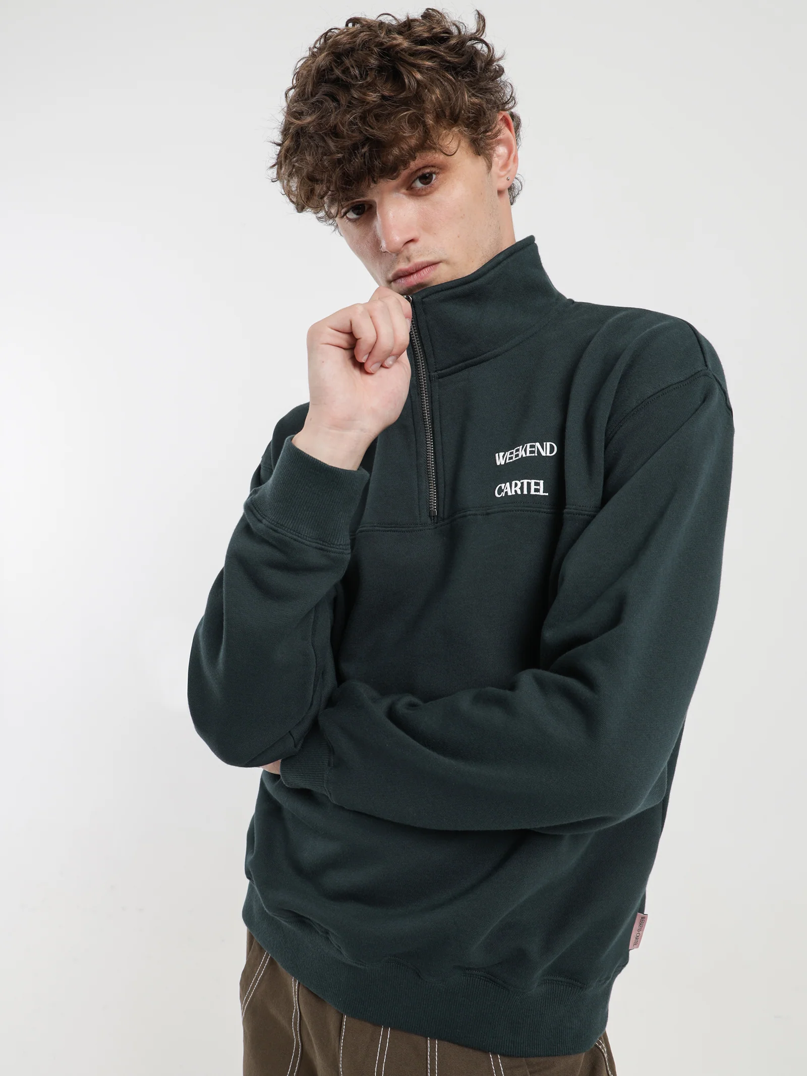 Cartel Logo Zip Sweater