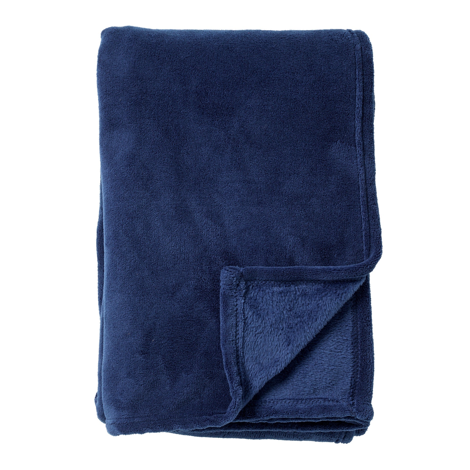 HARVEY - plaid 150x200 cm - superzacht - fleece deken - Insignia Blue - blauw