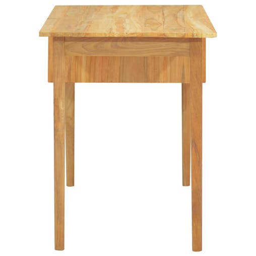 NNEVL Desk with 2 Drawers 110x52x75 cm Solid Wood Teak