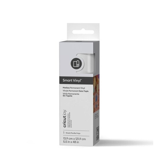 Cricut Joy White Permanent Smart Vinyl 5.5 x 48 Inches