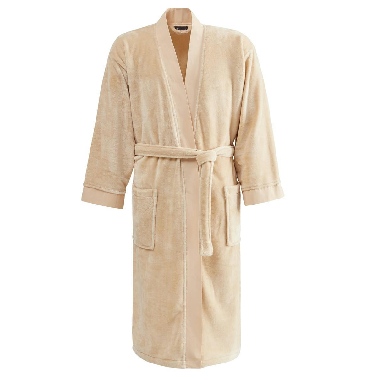 LAHTI - Peignoir kimono mixte polaire chaud  ficelle XL