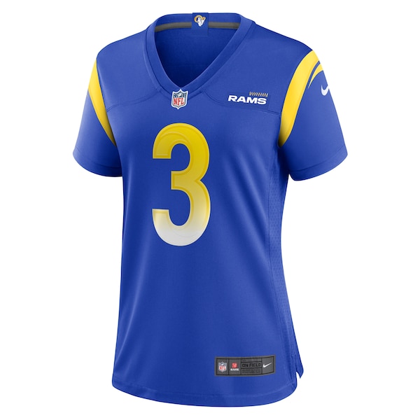 Kamren Curl Los Angeles Rams Nike Women's Team Game Jersey -  Royal