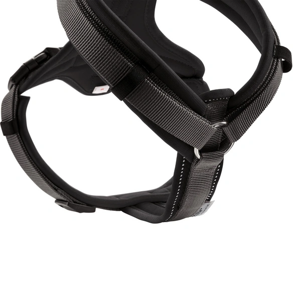 Geschirr, XS-S, nylon/polyester, schwarz/grau