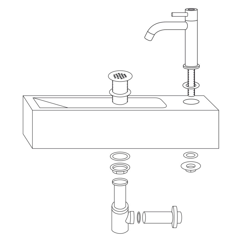 Lave-mains Luxor DIFFERNZ