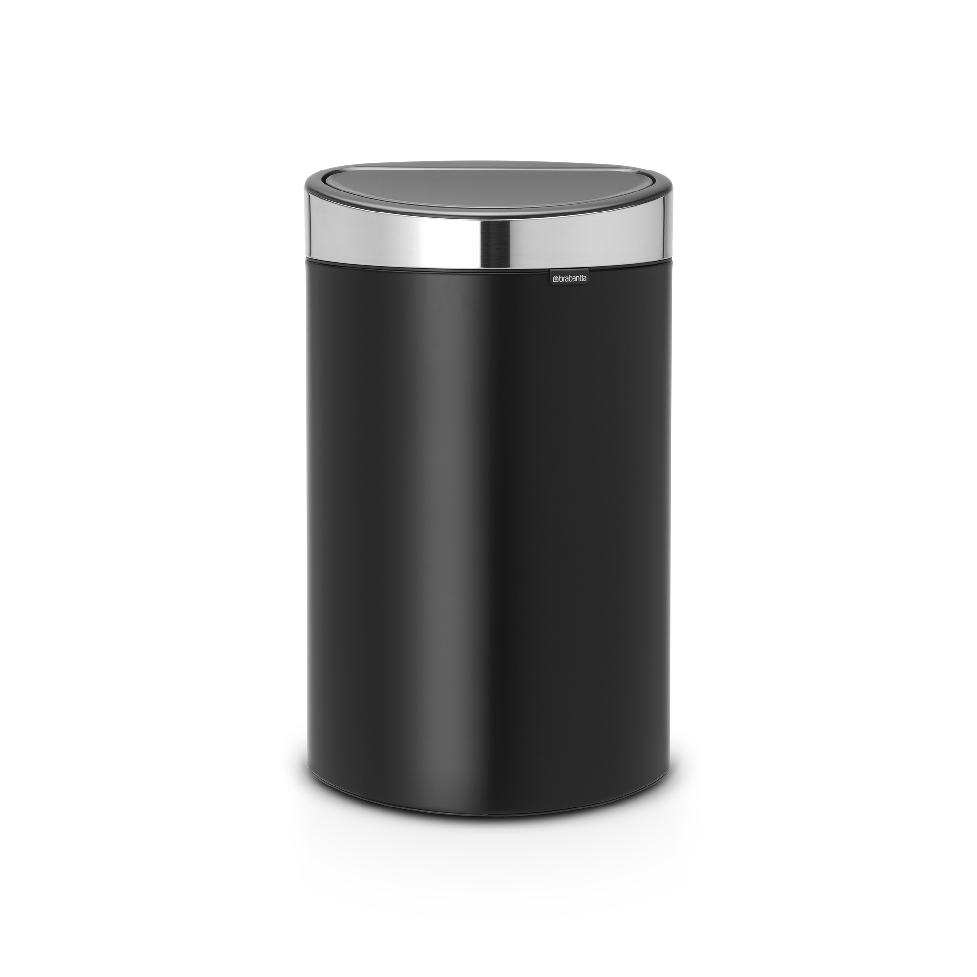 Brabantia Touch Bin New afvalemmer, 40 liter, kunststof binnenemmer 114847 - Matt Black