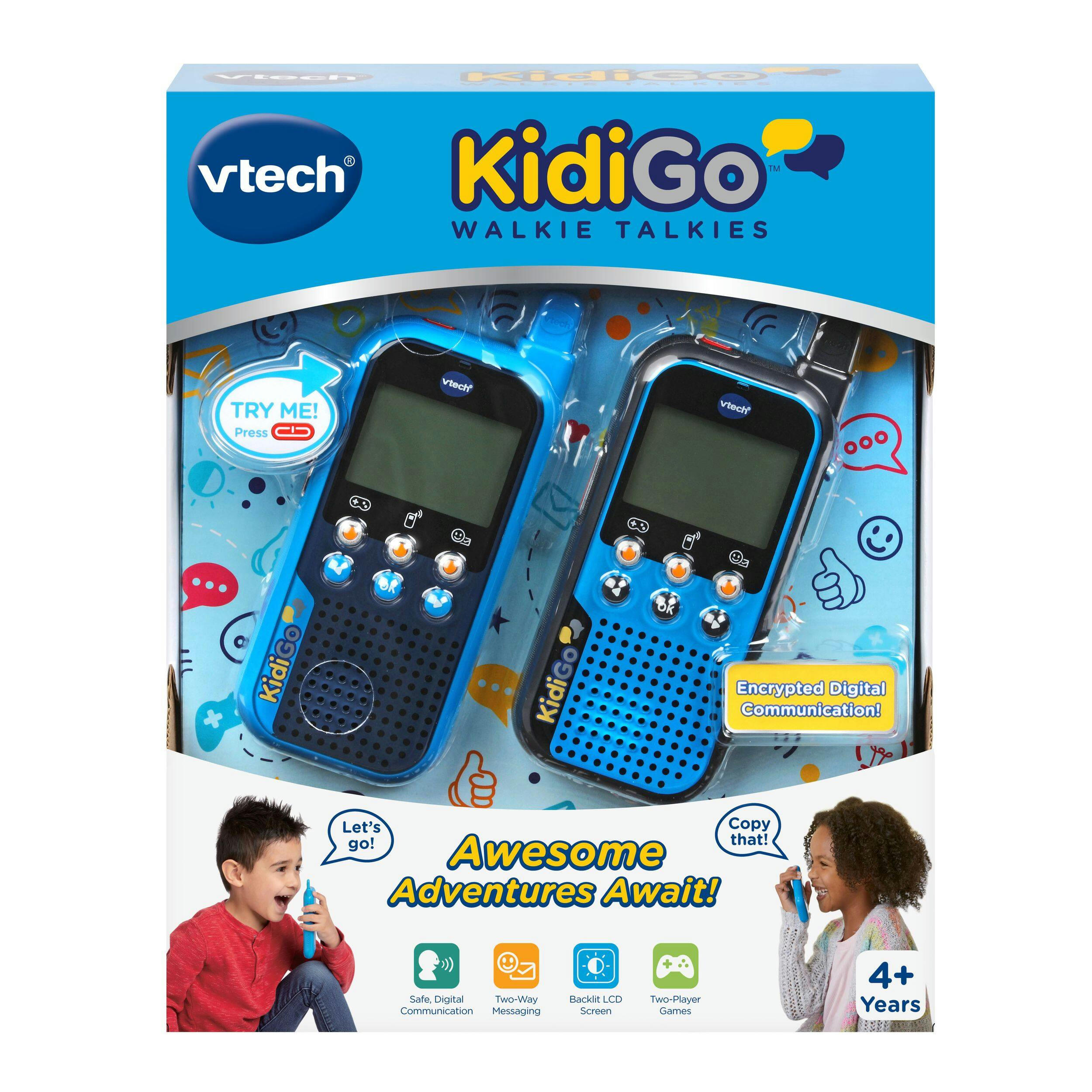 VTech KidiGo Walkie Talkies, English, Ages 4+