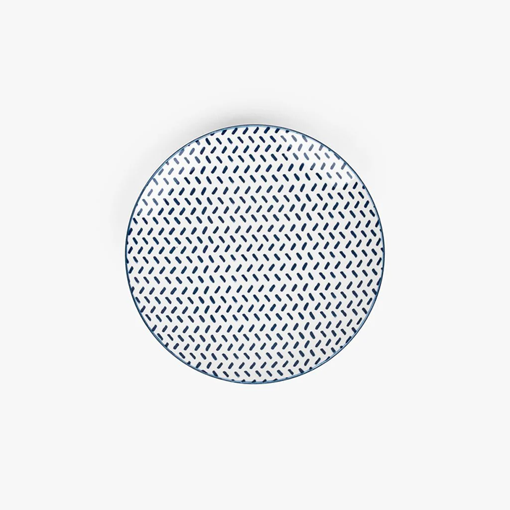 Prato de Sobremesa Traço Azul ASIA