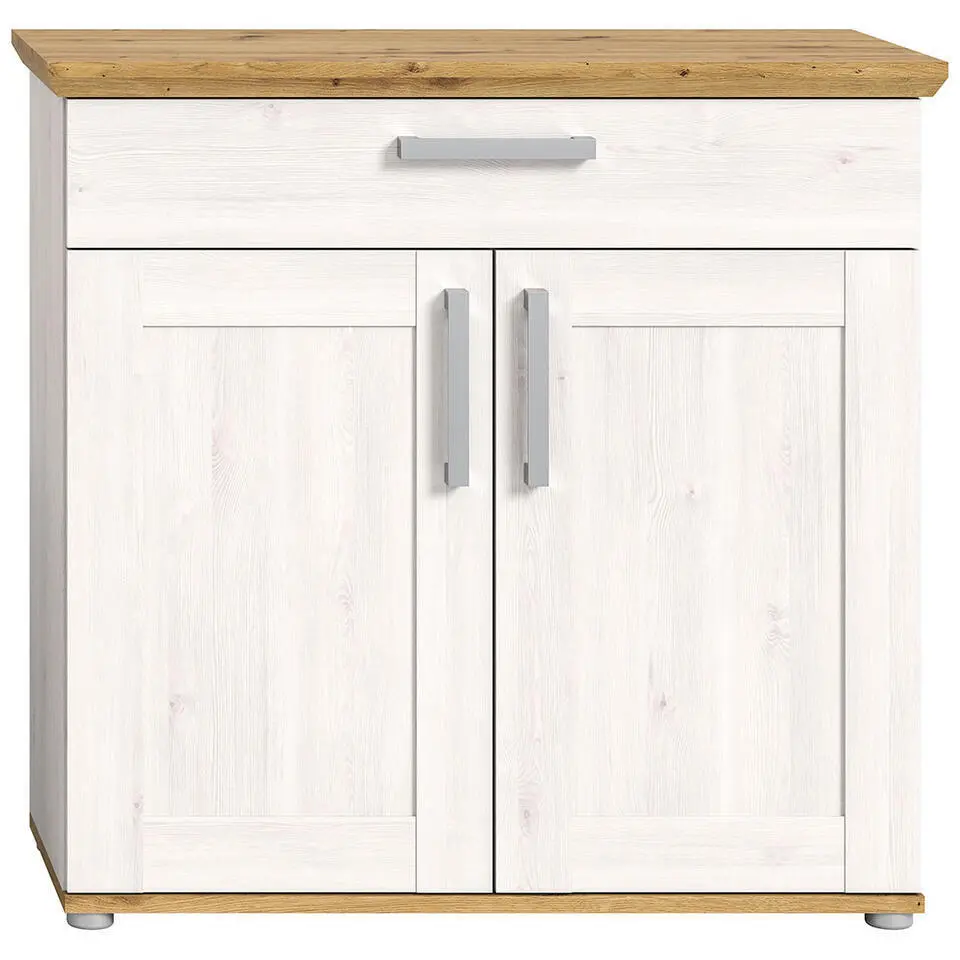 Hioshop Verona schoenenkast 1 lade 2 deuren lariks decor