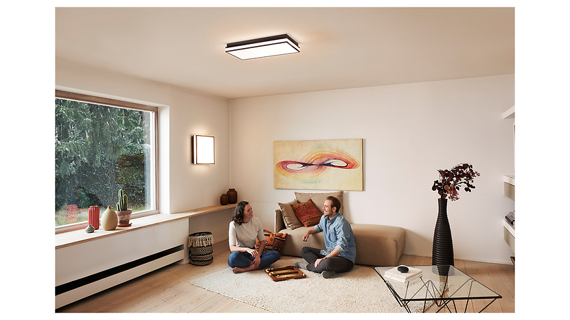 Plafon Smart Wifi Orbis LED 30 cm stalowy czarny