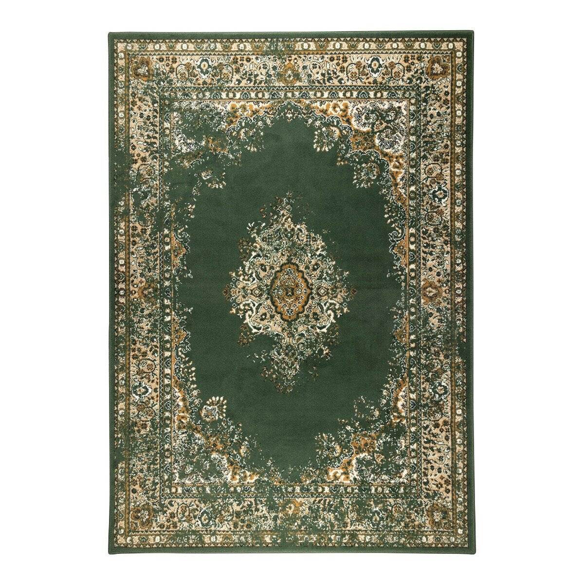 Interieur05 Vintage Vloerkleed Keshan Groen