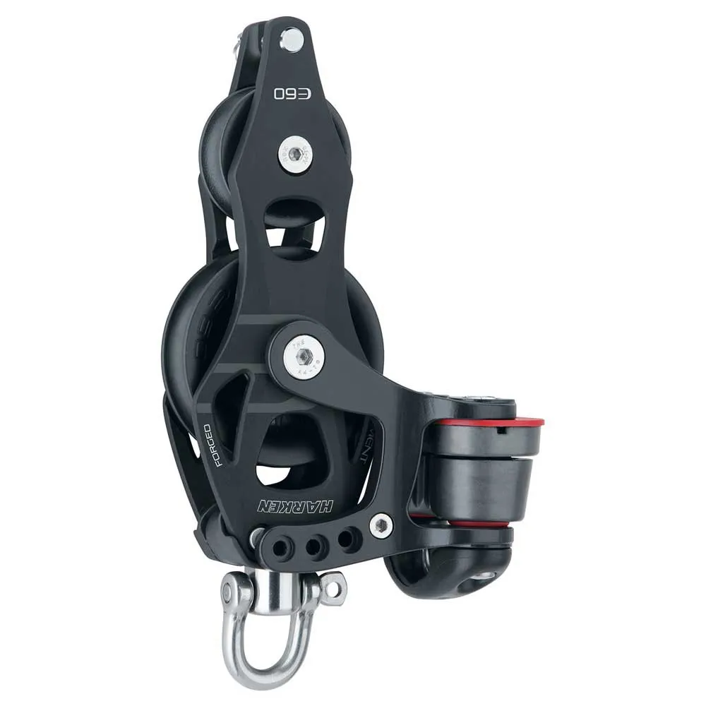 Harken Element Fiddle Swivel Block With 150 Cam And Becket Pulley 60 mm