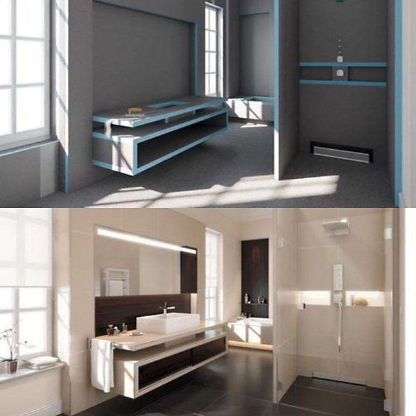 Panneau de construction WEDI 125 x 60 x 0,6 cm