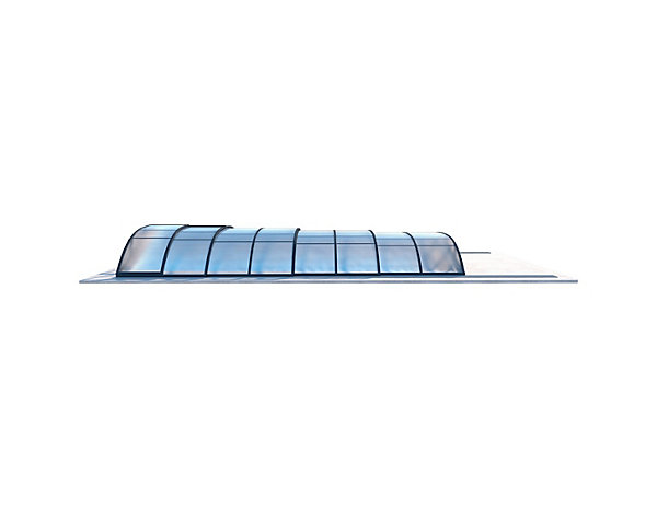 Abri de piscine Horizon - 7.43x3.5 m - polycarbonate alvéolaire 8 mm - pour piscine BAS7308 - ECO308