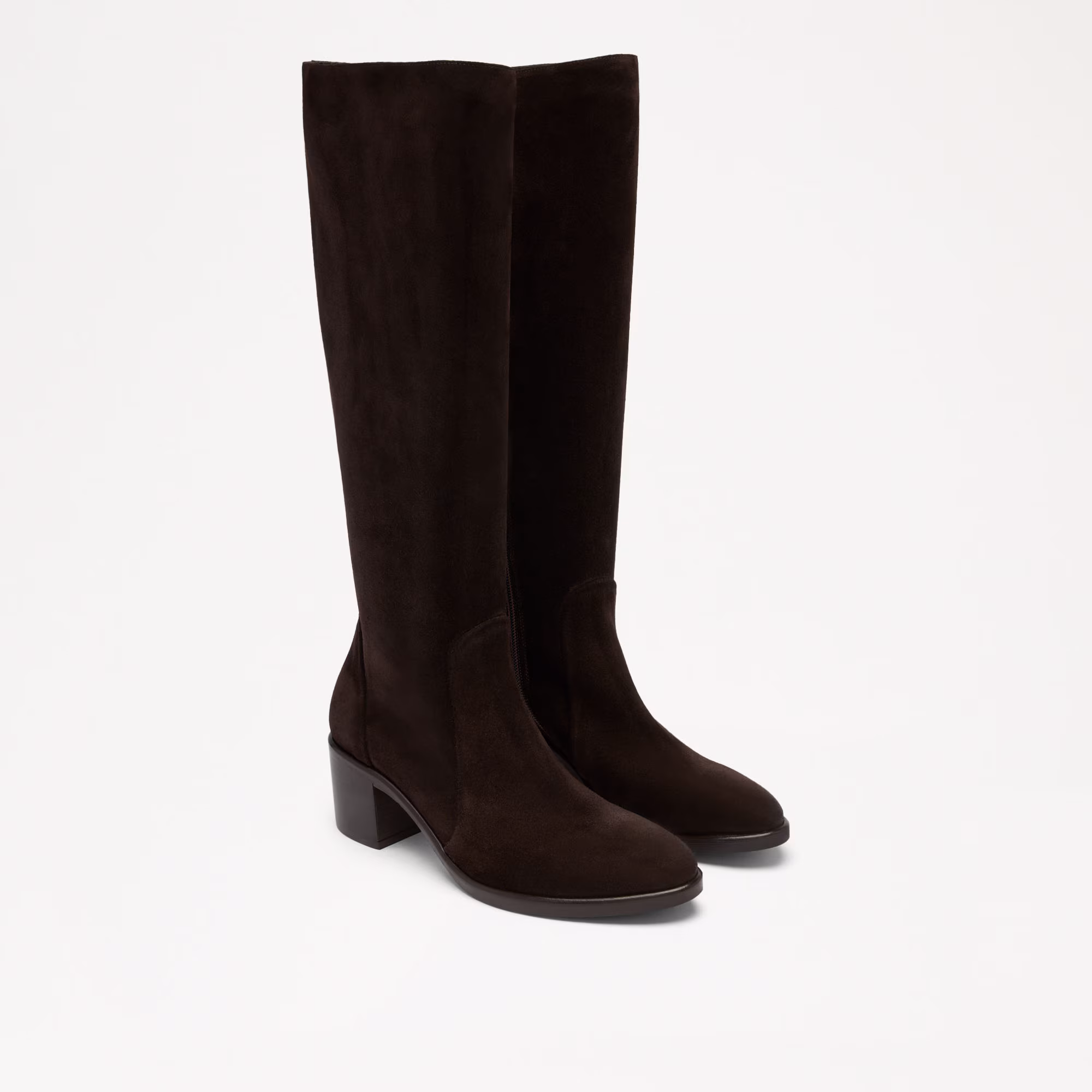 Kicking HighPull On Knee High Heeled Boot