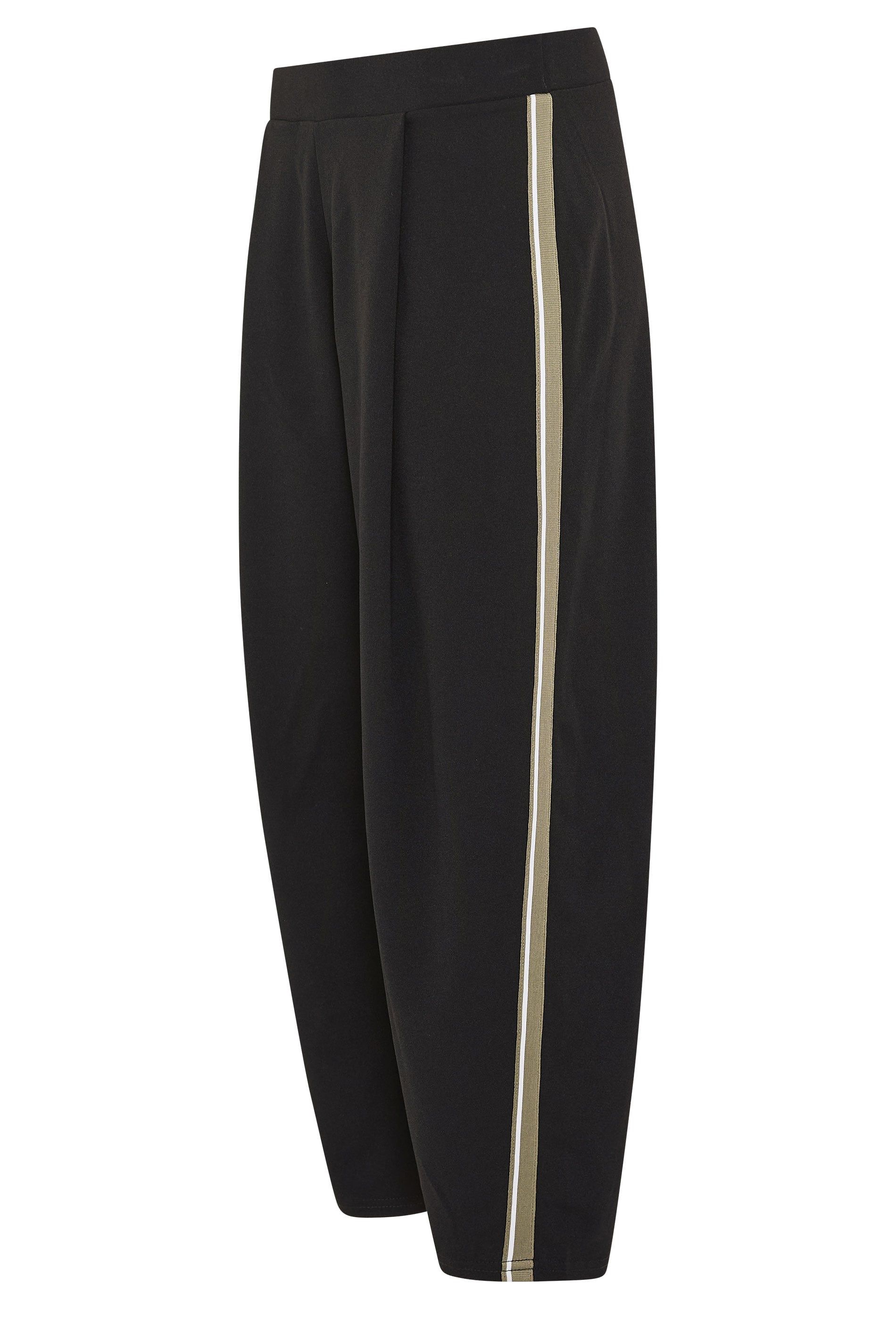 PixieGirl Petite Side Stripe Barrel Leg Trousers