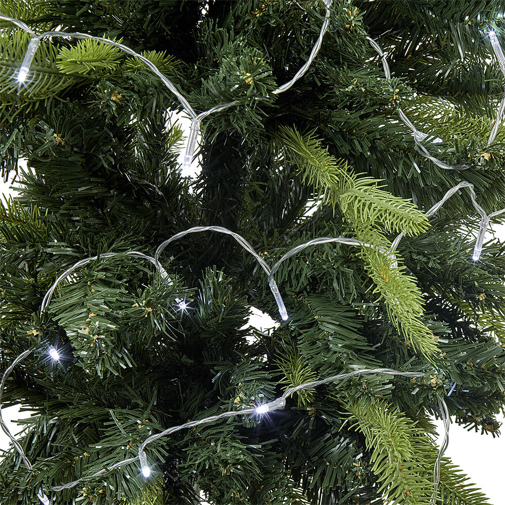Guirlande électrique No&euml;l intérieur 10LED blanc froid 1m