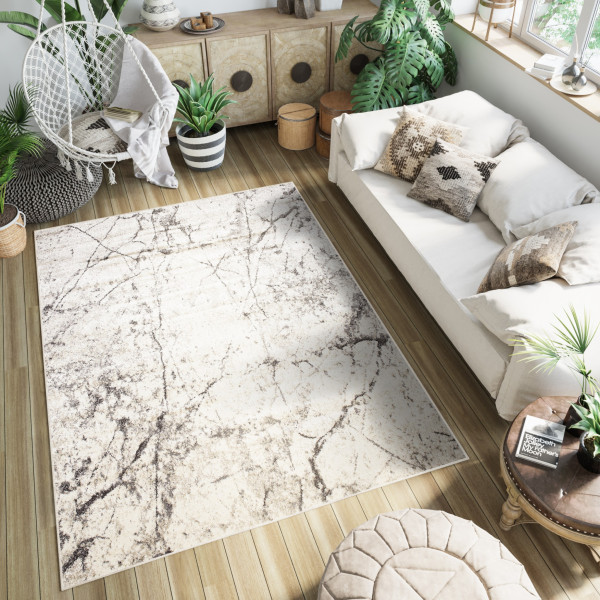 Dywan Chemex Petra Nowoczesny 3079 1 244 Beżowy 80x150