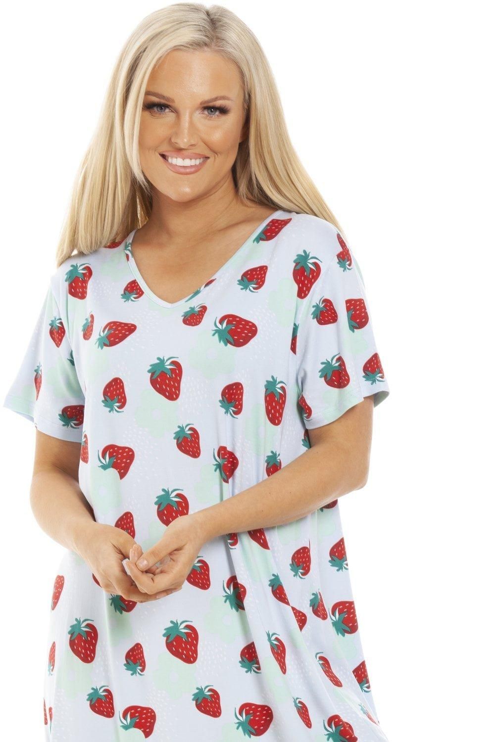Camille Spandex Short Sleeve Nightdress