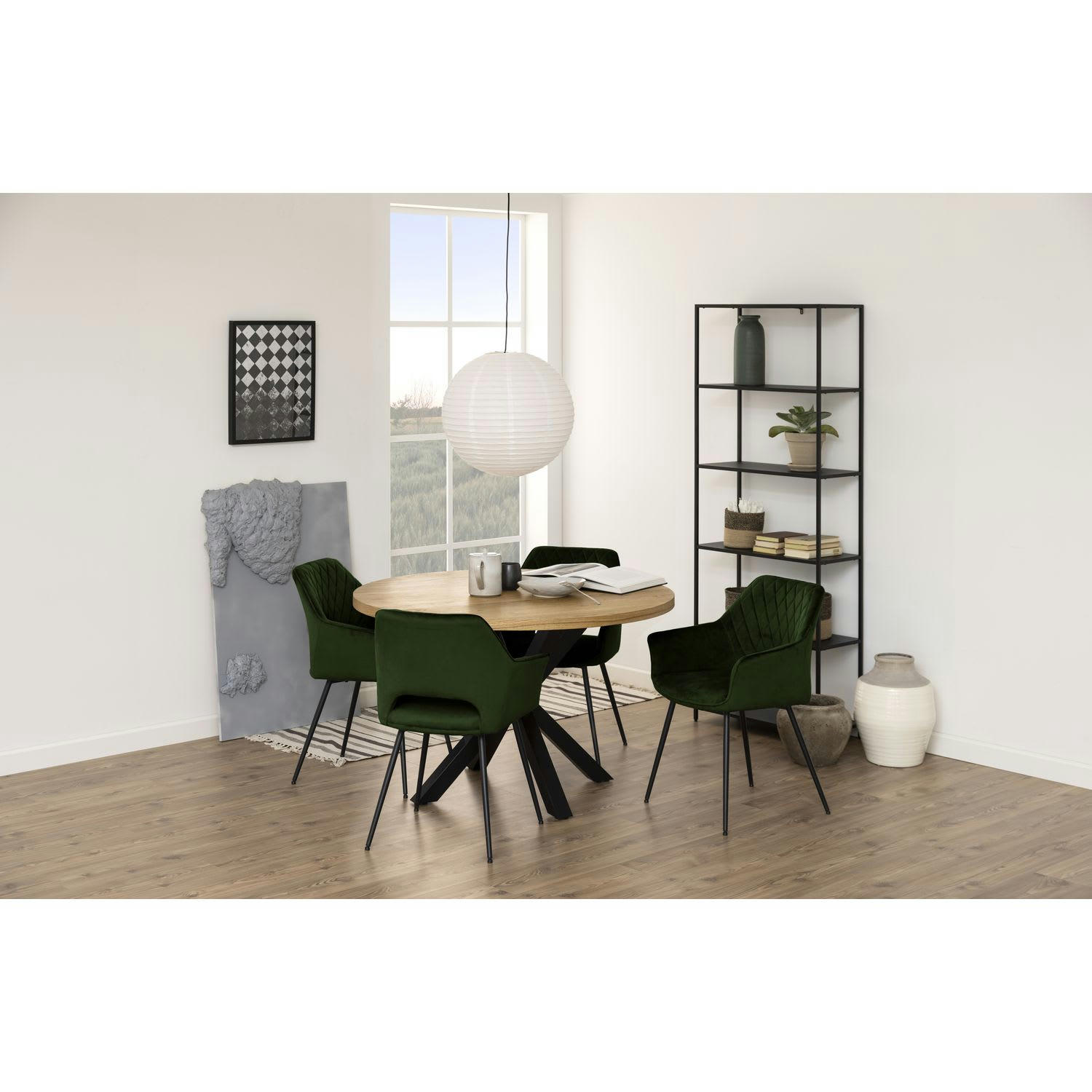 JOY - Bibliothèque 5 niveaux en métal noir