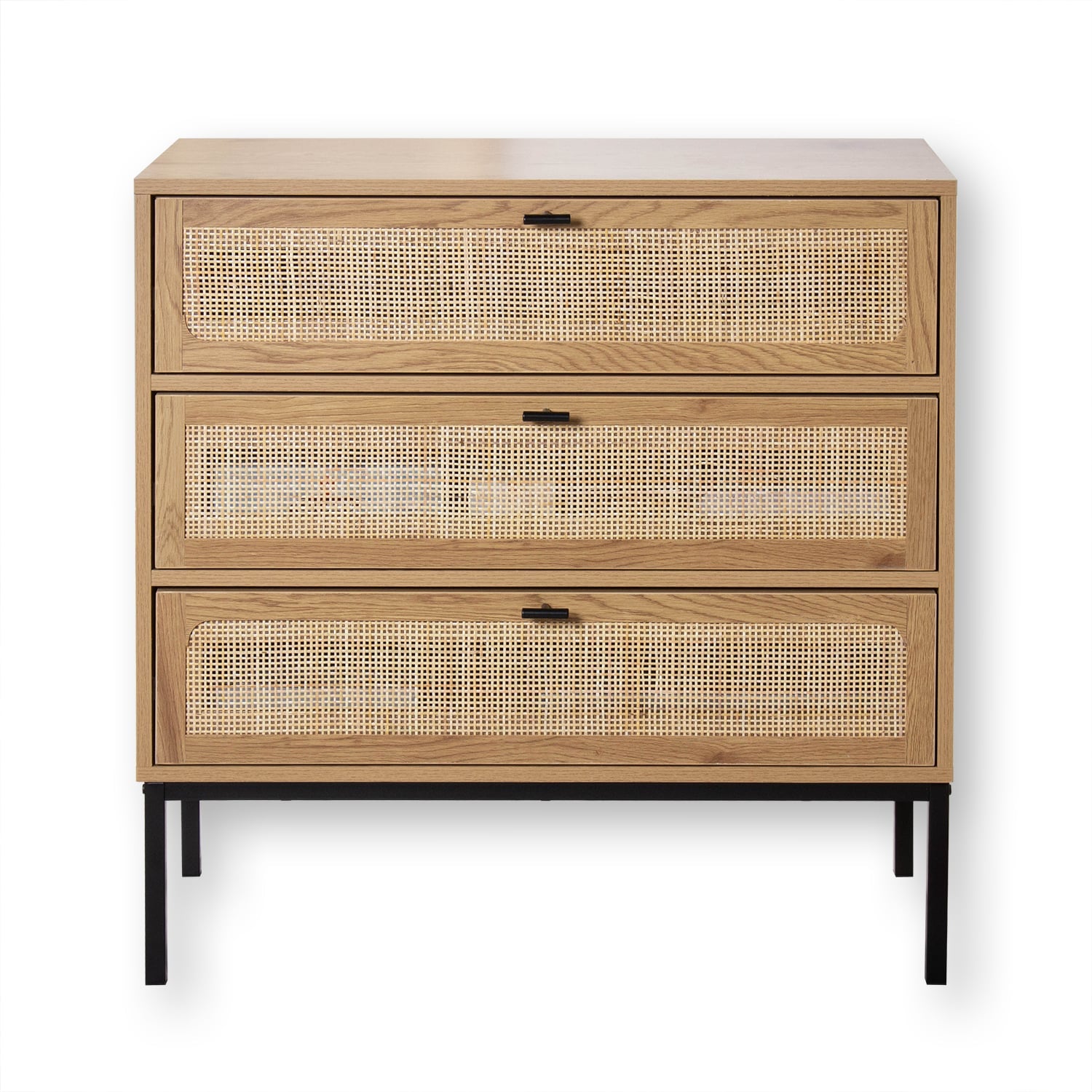 Calicosy - JAYA Ladekast Slaapkamer - Licht hout - 39x80x79 cm