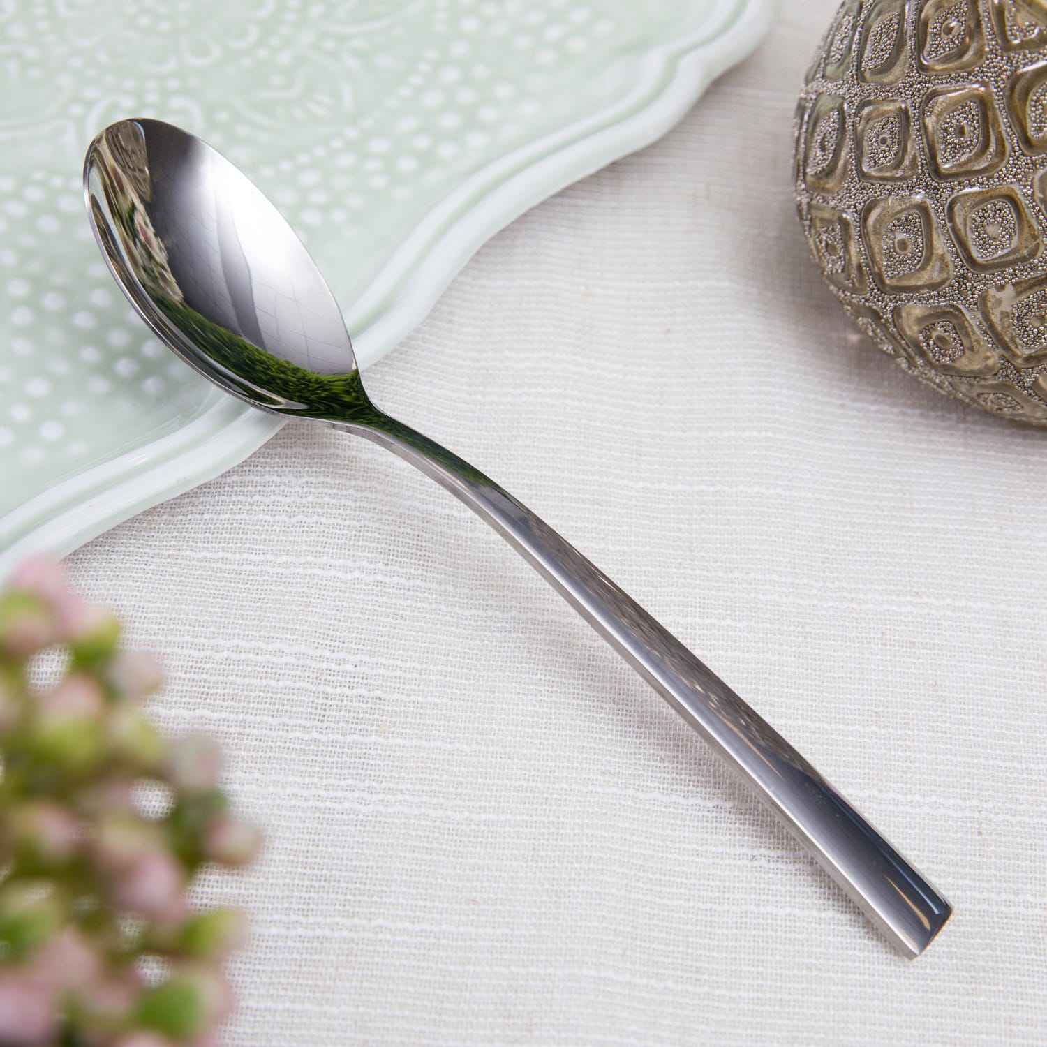 Cucchiaio Smile in acciaio inox, 20,2 cm