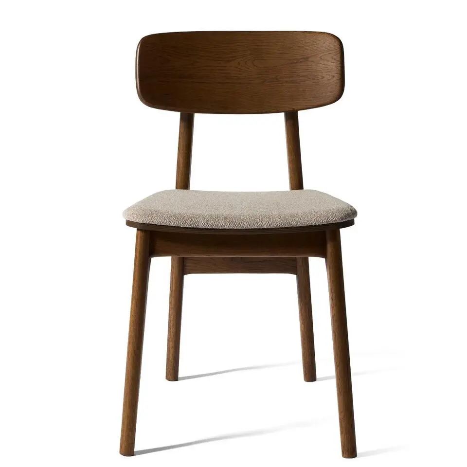 Nordic Home - Livo eetkamerstoel - donkerbruin/zand