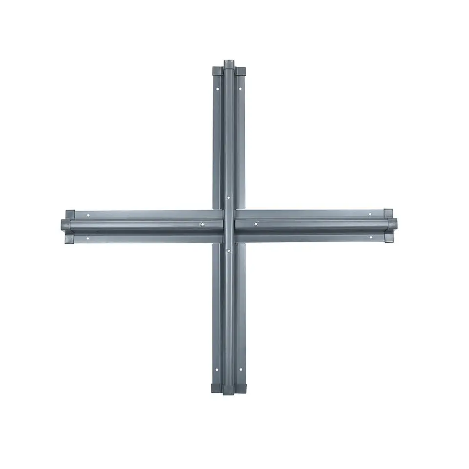 Garden Impressions Hawaii zweefparasol kruis parasolvoet d. grijs