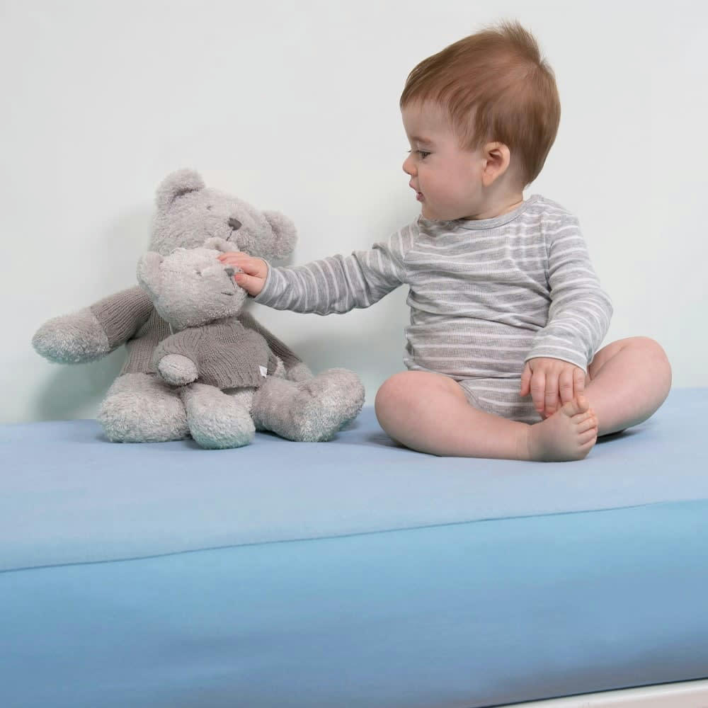 B-SENSIBLE - Alèse B-Sensible bleu ciel Bébé  Impermeable & Anti-acariens