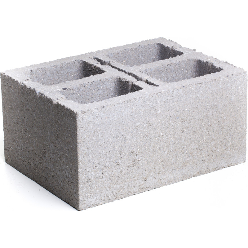 Bloc de béton creux 39 x 29 x 19 cm