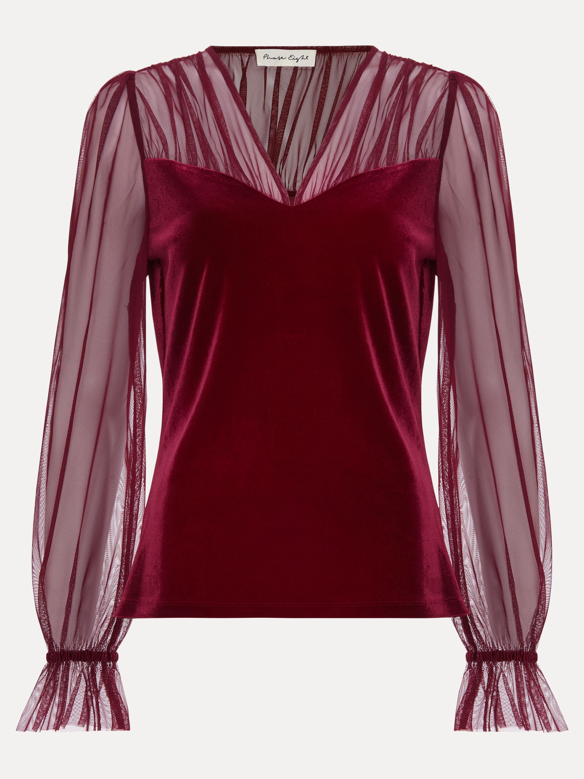 Phase Eight Cindy Velvet Blouse