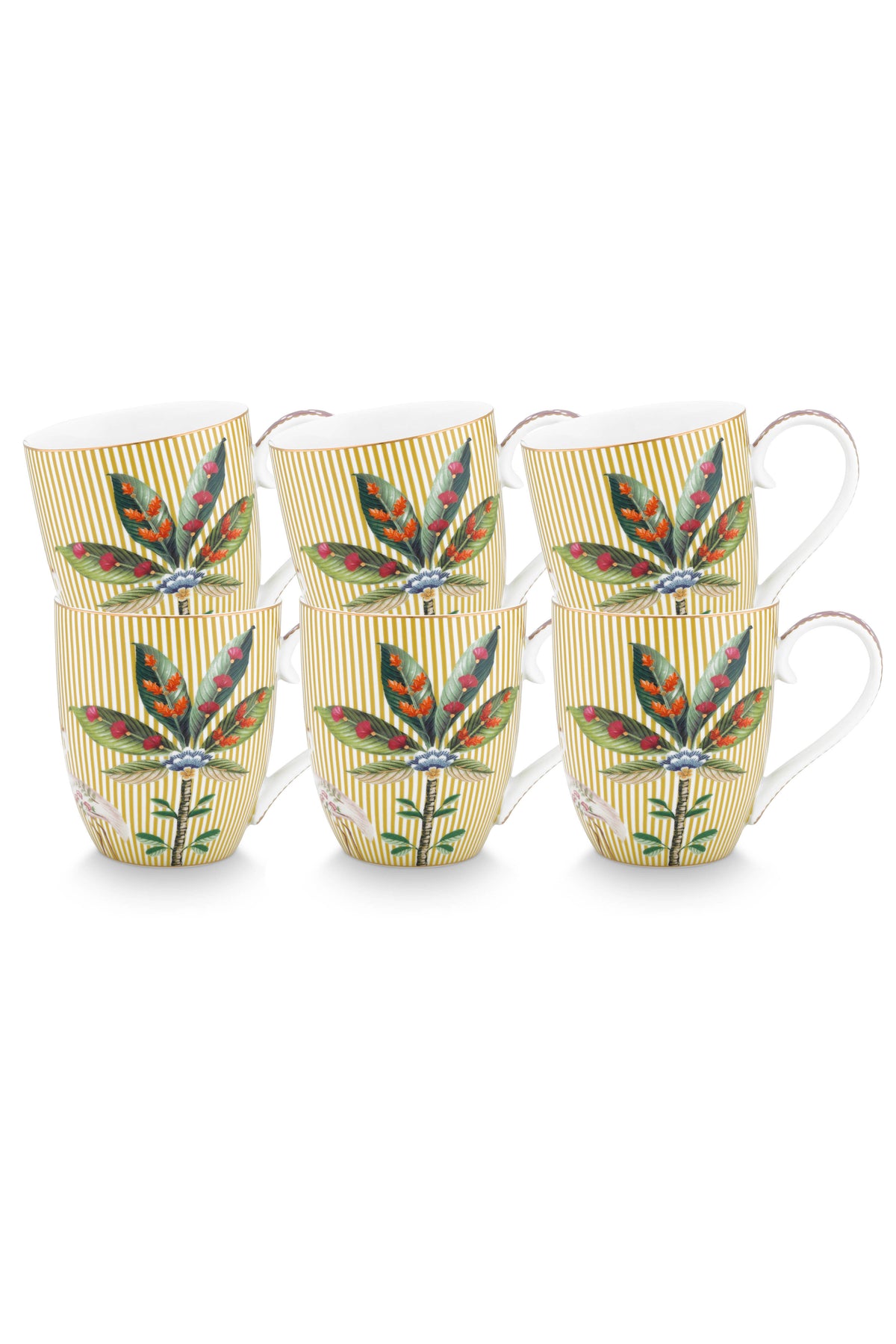 Pip Studio - La Majorelle Mokken - Servies set van 6 - 450ml