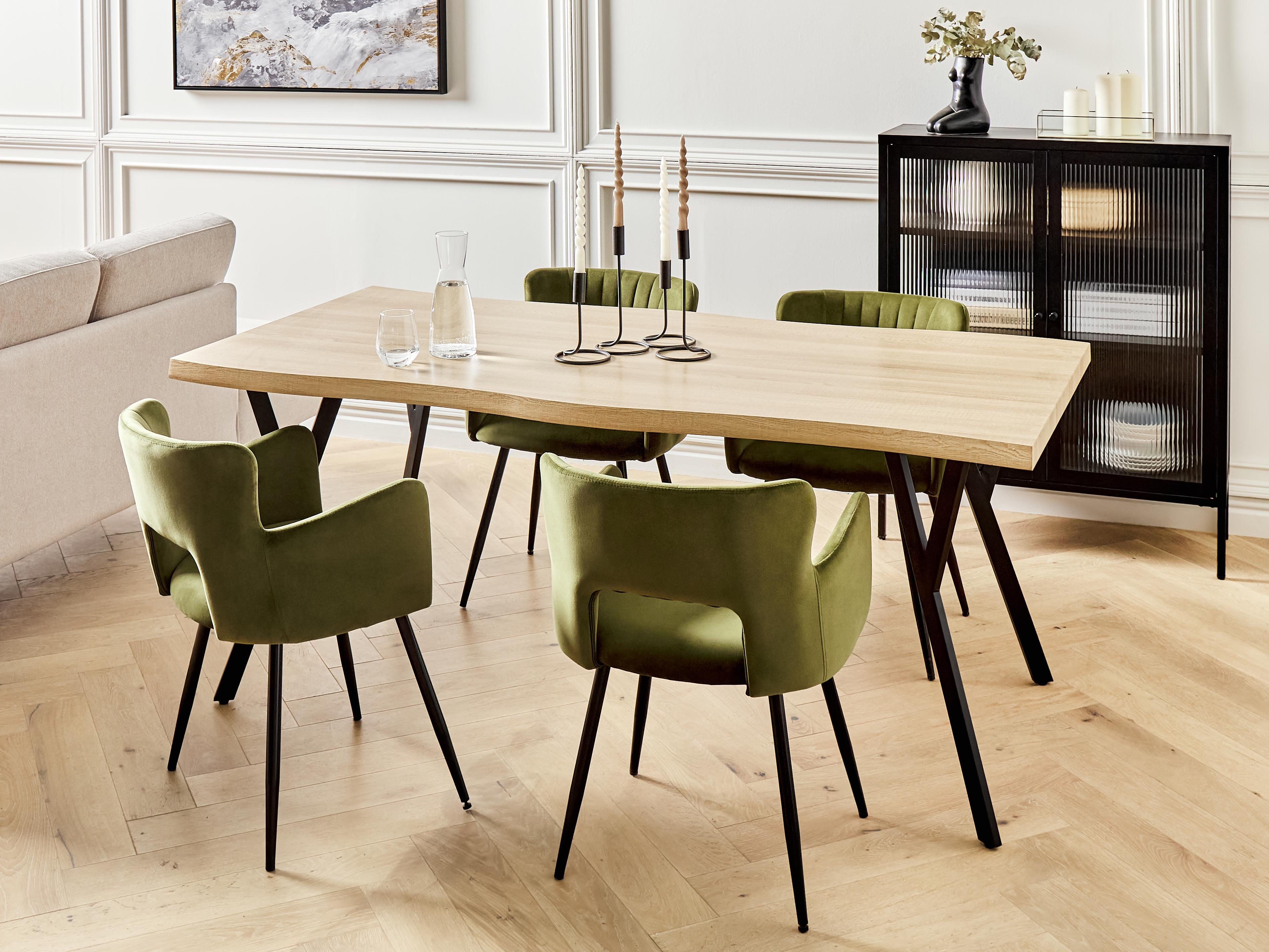Dining Table ALTON Light Brown 180 cm 90 cm
