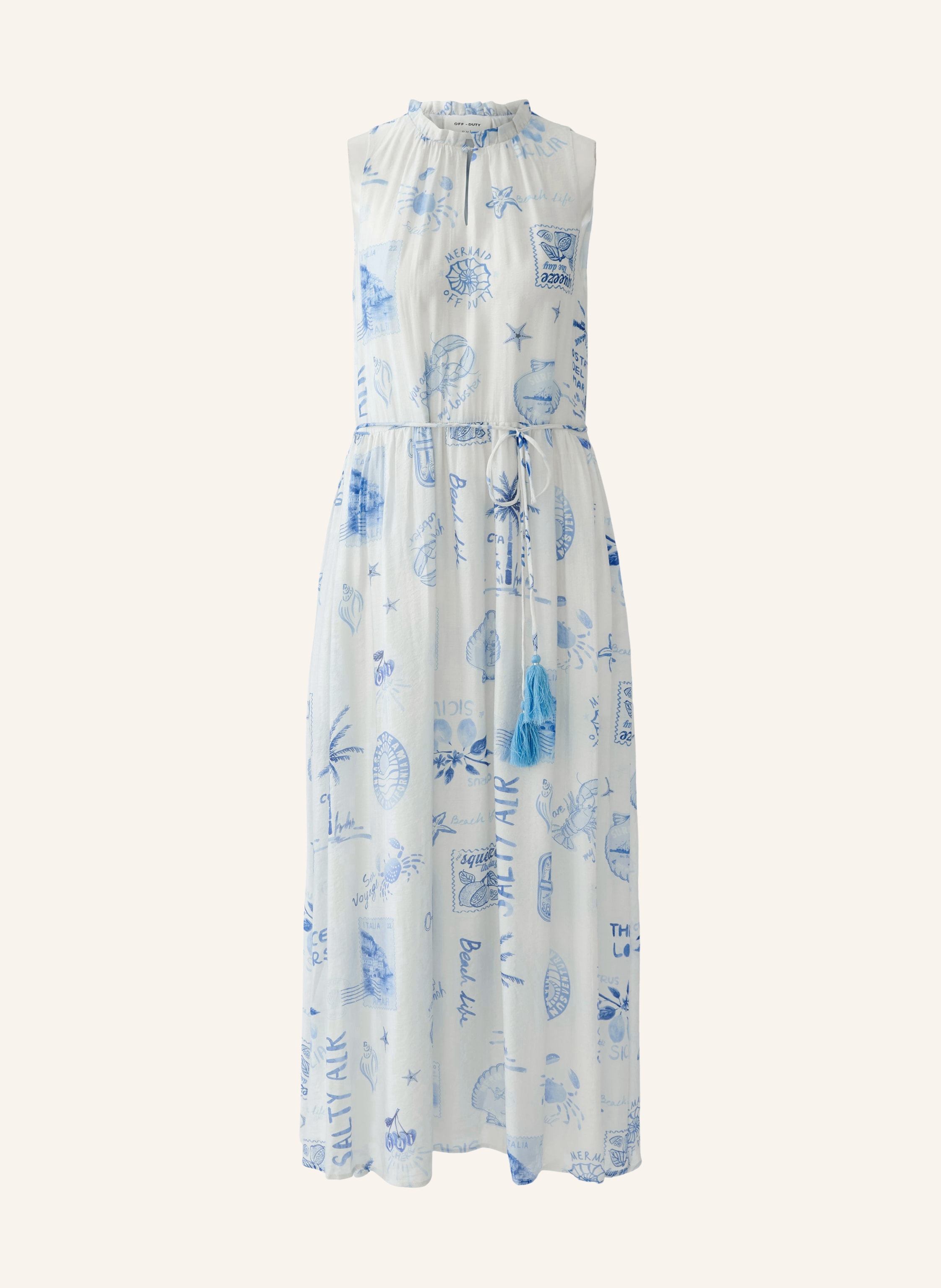 Oui Kleid mit Rüschen