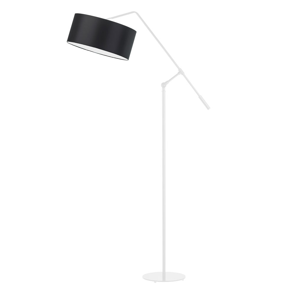 LIBERIA lampa podłogowa loft regulowana do sypialni Biały/ Czarny