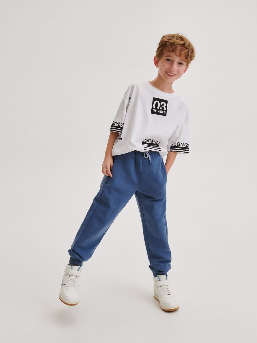 Sweat Joggers With Zip Fasteners