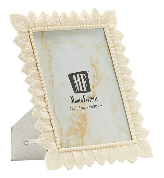 Cadre en résine crème 21,3x1,7x26,5 cm (mesure interne 15x20 cm)